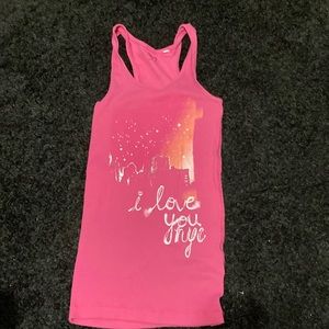 Pink tank top